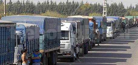 Camioneros van al paro en Santa Fe