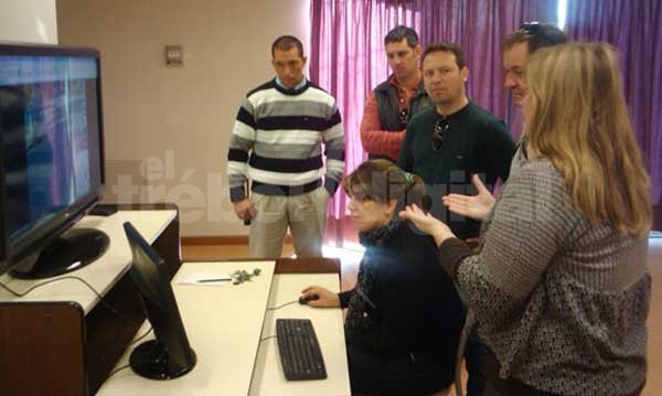 La Municipalidad visitó el sistema de cámaras de seguridad de San Jorge