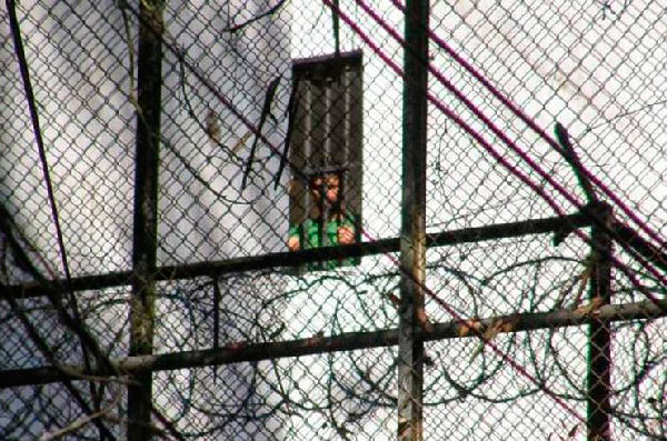 Allí llegó tras ser detenido luego de los hechos de violencia
