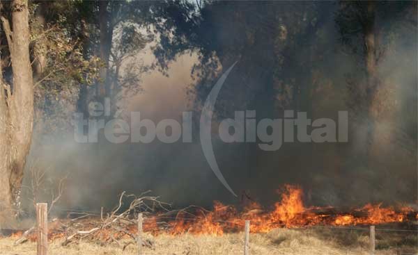 Importante incendio en La Caledonia