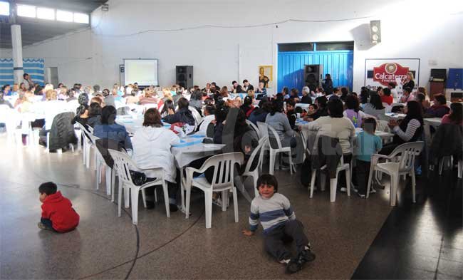 Se realizó la Chocolatada en homenaje a Evita