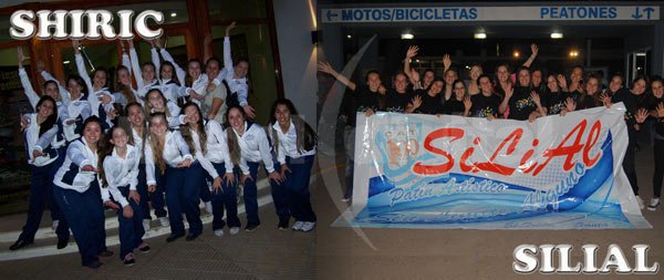 Silial y Shiric subieron al podio