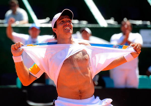 Berlocq le puso el moño a la serie con Alemania.