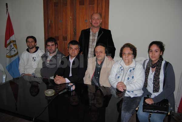 Oscar Garro presentó su lista en el Comité