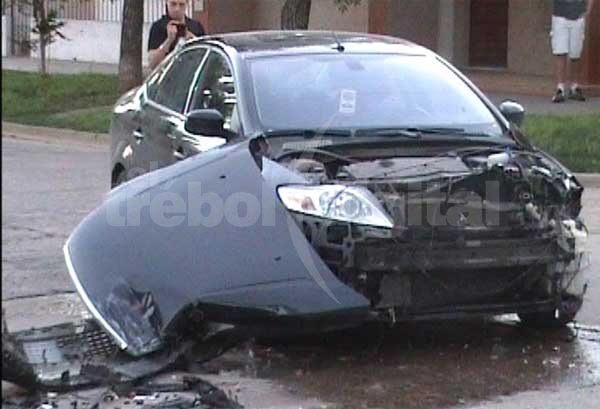 Fuerte colisión en Río Negro y Juan XXIII