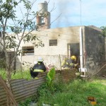 Misterioso incendio de una vivienda