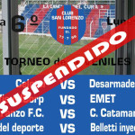 Se suspendió la fecha 6 de la canchita