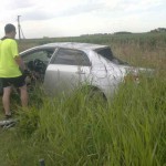 Brutal tumbo en Ruta 40 S