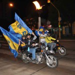El título de Boca se sintió en la ciudad