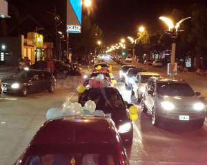 CARAVANA - El festejo del PRO. 