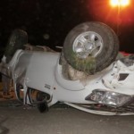 Violento tumbo en Ruta 13