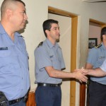 Almada siguió de cerca la asunción de autoridades en la Comisaría