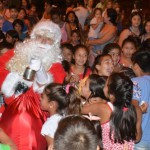Papá Noel recorrió la ciudad