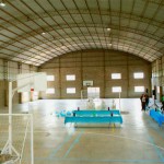 Los Cardos ya utiliza su flamante playón deportivo