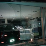 Un auto, en San Jorge, se metió dentro de un negocio