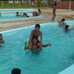 Los chicos del CIC disfrutan de las piletas de AMPIL
