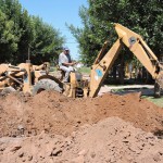 Avanzan las obras de cloacas en la zona norte