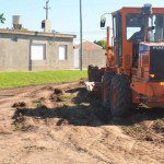 Se realizan trabajos en calles de tierra y caminos rurales