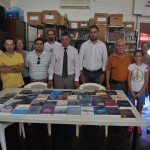 Banco Credicoop donó libros a la Biblioteca Domingo Píccolo