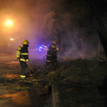 SUSTO DE MADRUGADA: Ardió una pila de pasto que controló Bomberos
