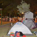 Gran campamento en la colonia de El Expreso