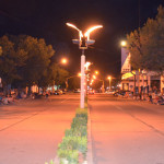 Concientización y mates en el centro en la noche del jueves