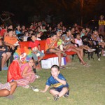Los niños vivieron una tarde llena de juegos y cine