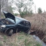 Un lesionado en un despiste en Ruta 13