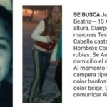 Se busca el paradero de una menor de 15 años