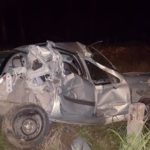 Un tren arrolló a un auto en Ruta 13