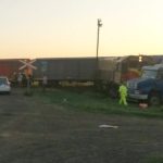 CASAS: Chocaron un tren y un camión
