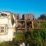 Volcó un camión en Ruta 66