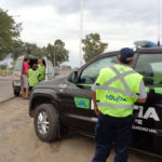 Auditoria vehicular en el cruce de las rutas 13 y 66
