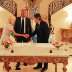 Santa Fe firmó un convenio con la embajada italiana que ayudarán a financiar obras viales