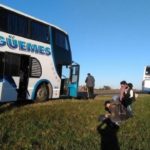 Colectivo se quedó sin frenos y el refuerzo también se rompió