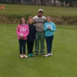 Podios de jóvenes golfistas locales