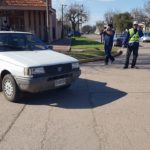 Colisión en pleno centro