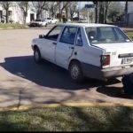 Accidente en pleno centro de la ciudad