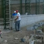 Comenzaron a edificar el frente del “Gigante”