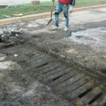 Se recuperan y amplían los desagües de calle Av. Libertad y 9 de Julio