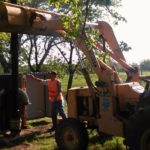 Arduos trabajos de la Cooperativa de Agua Potable