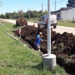 Sigue la ampliación de la red de agua potable