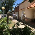 Intensos trabajos en la ciudad tras la fuerte tormenta