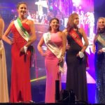 Bárbara Bonelli en la Fiesta Provincial del Trigo