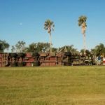 Ruta 34: un camionero atrapado tras un espectacular vuelco