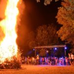 Campamento y fogón para despedir la colonia “Niños felices”