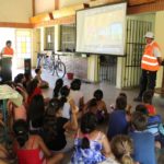 Charla educativa sobre tránsito en la Colonia “Niños felices”