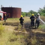 Incendio detrás del Hogar Canino