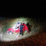 SAN JORGE – Un caballo se cruzó en la ruta y dos vehículos terminaron accidentados