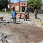Recuperación de paños de hormigón en Av. Libertad